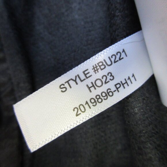 J Crew Women Faux Leather Pencil Skirt 18 Black Midi Front Slit Party Luxury 364 - Picture 5 of 14